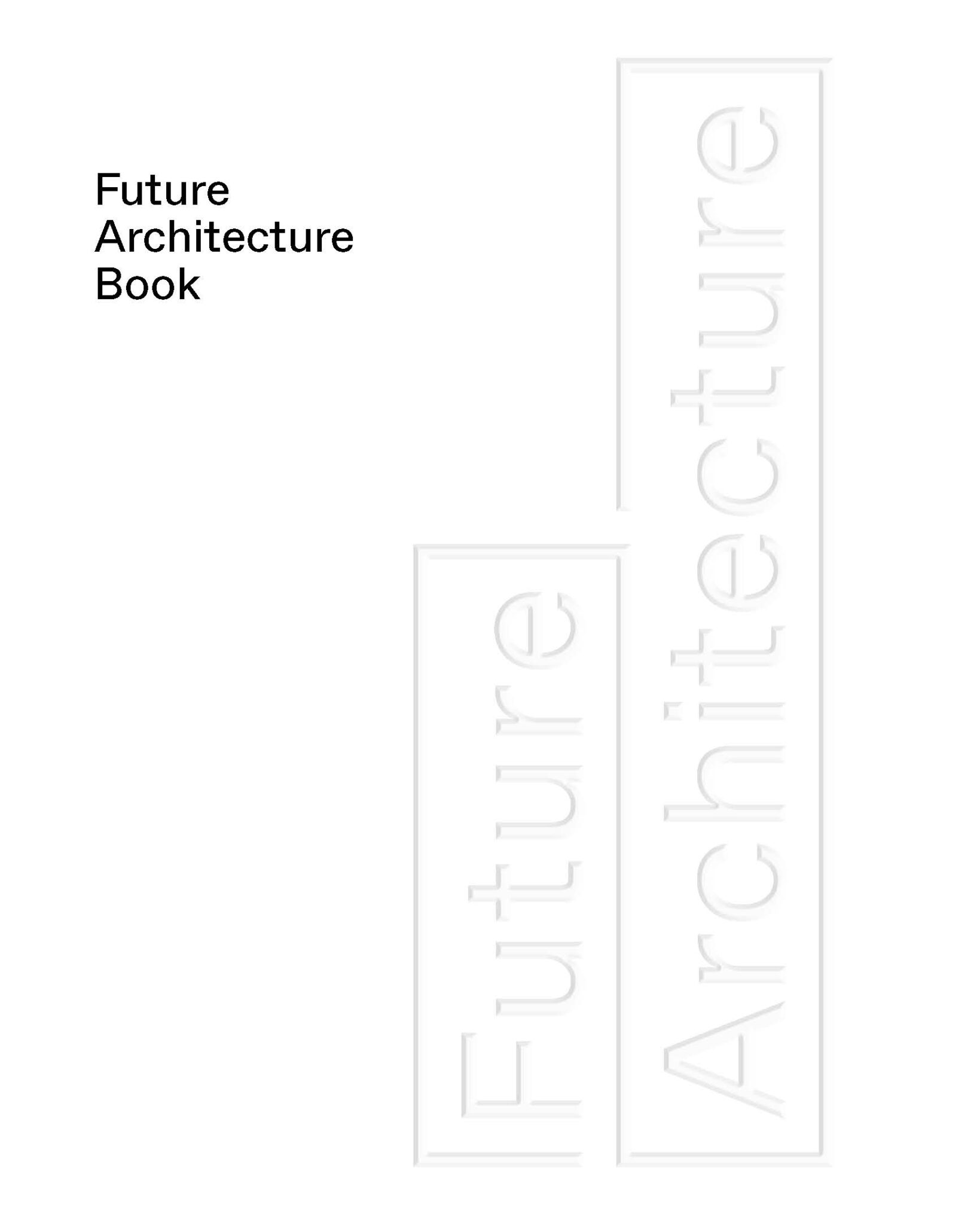 Future Architecture Book MAO Trgovina